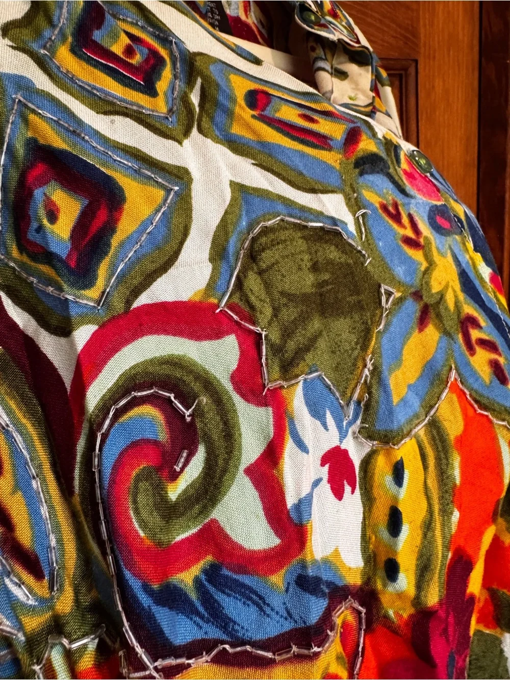 Floral Multi-Color Button-Down Shirt - Women - Picture 4 of 11